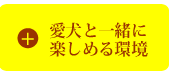 愛犬と一緒に楽しめる環境